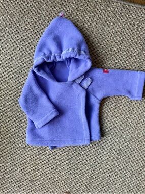 Widgeon Lavender Hooded Fleece Jacket